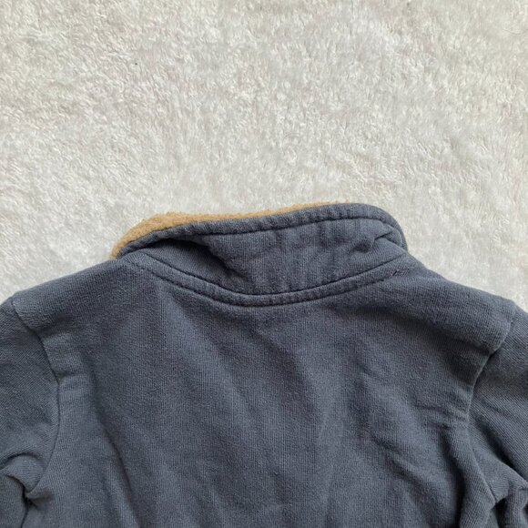 Just One You Carter’s 9M Navy Bear Sherpa Collar Sweater GUC Baby Boy - Picture 10 of 14